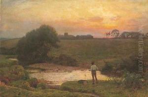 The final cast of the day by Edward Frederick Brewtnall
