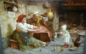 Vita Di Casa In Campagna by Jules Zermati