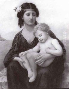 By The Seashore by Elizabeth Jane Gardner Bouguereau
