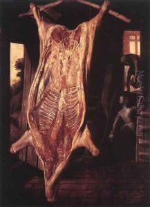 Slaughtered Pig 1563 by Joachim Beuckelaer