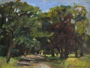 Parklandschaft by Max Zettler