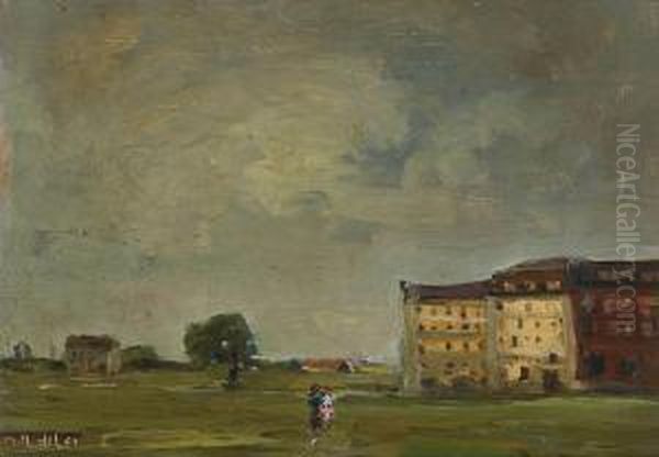 Spazierganger Vor Hauserblock - view 1