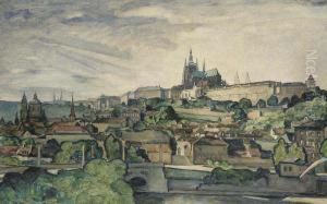 A View Of Prague by Jan Angelo Zeyer