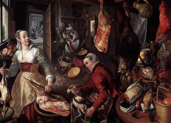 The Four Elements: Fire 1570 by Joachim Beuckelaer