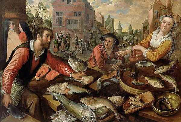 The Fish Market by Joachim Beuckelaer