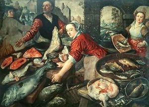The Fish Market 2 by Joachim Beuckelaer