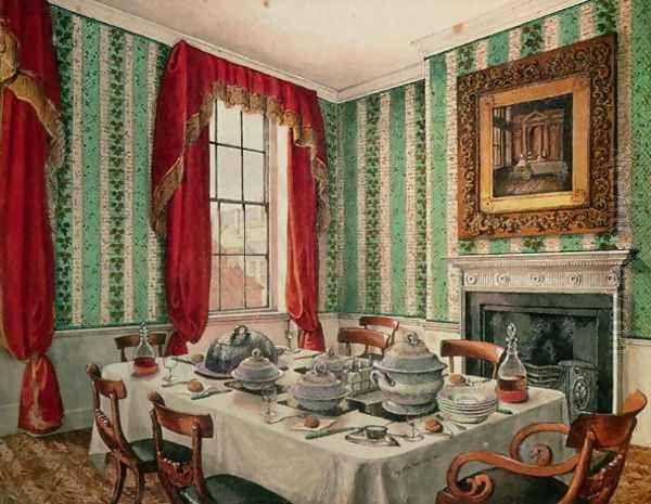 Our Dining Room at York, 1838 - view 1
