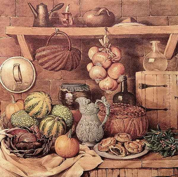 Still life with Christmas Food - view 1