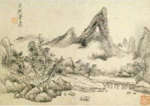 Landscape After Yuan Masters by Zhang Qia