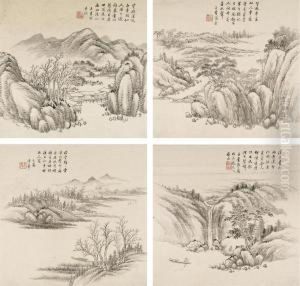 Landscapes by Zhang Zhiwan