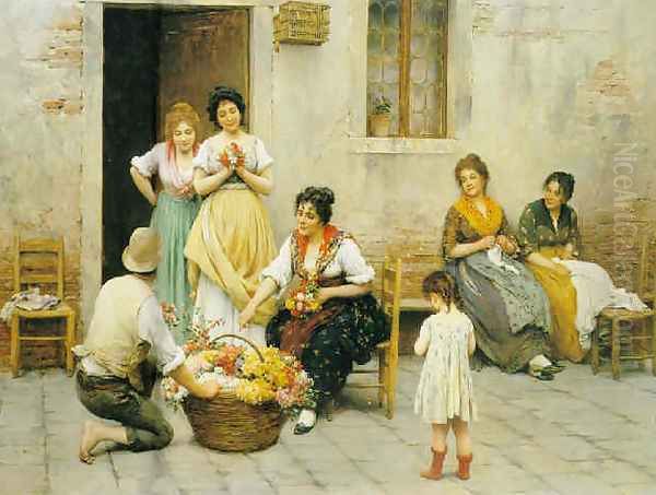 The Venetian flower vendor 1901 - view 1