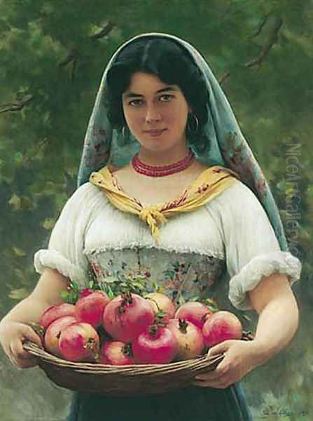 Madchen mit Granatapfeln (Girl with Pomegranates) - view 1