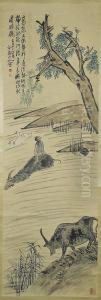 Herdboy And Water Buffalos by Wang Zhen