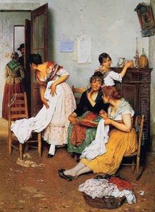 The New Suitor by Eugene de Blaas