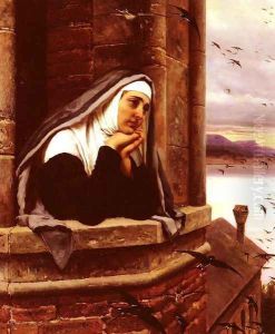 Far Away Thoughts by Eugene de Blaas