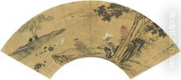 Geese And Flowers - view 1
