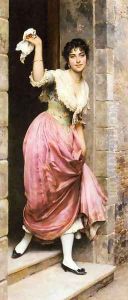The Farewell by Eugene de Blaas