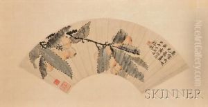 Depicting A Lute Branch by Zhao Zhiqian