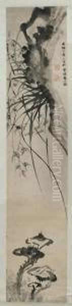 Lingzhi, 
Orchids And Rocks - view 1