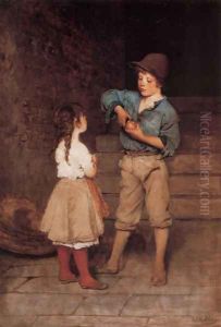 Zwei Kinder (Two Children) by Eugene de Blaas
