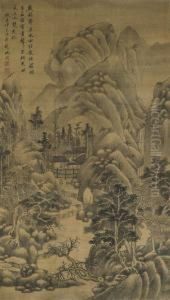 Reading In A Secluded Cottage by Shen Zhou