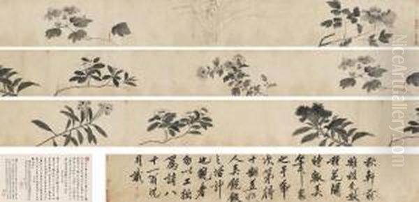 Flowers And Calligraphy - view 1