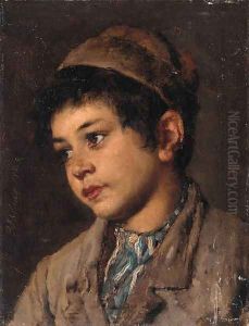 Portrait of a young boy, head and shoulders