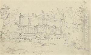 The Country Estate by Mihaly von Zichy