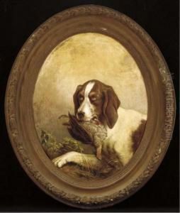 A Hound With A Partridge