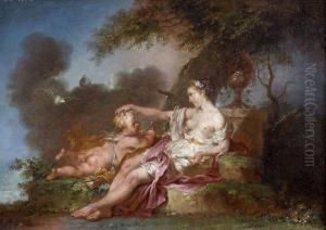 Venus Et L'amour by Januarius Zick