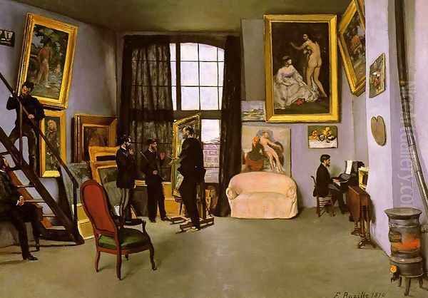 The Artist's Studio - Rue de la Condamine 1870 - view 1