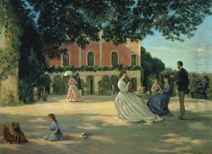 Family Reunion on the Terrace at Meric 1867