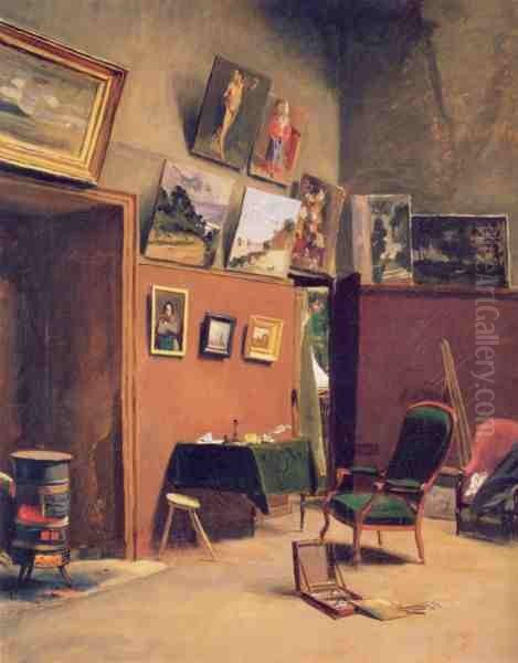 Studio in the rue de Furstenberg - view 1