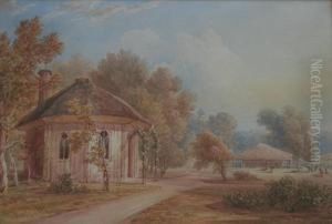 Lodge Cottage In A Park, Cattle Beyond