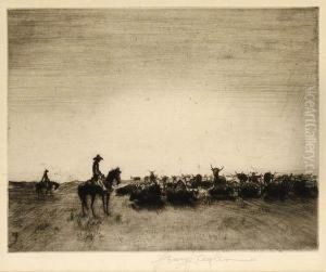 Cowboys Watching by Henry Bryan Ziegler