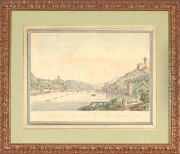 Ansicht Der Festung Rheinfels Und Des Stadtchens St. Goar - view 1