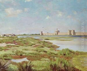 The City Walls of Aigues-Mortes 1867