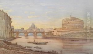 Vom Tiberufer In Rom by Julius Zielke