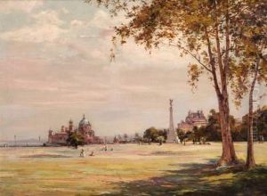 Vue De Nice Et De La Promenade Des Anglais by Edouard Francois Zier