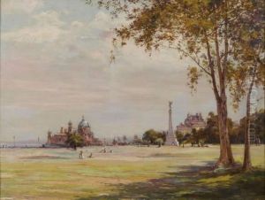 Vue De Nice Et De La Promenade... by Edouard Francois Zier