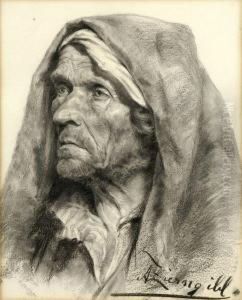Portret Stareho Muza by Hans August Zierngibl