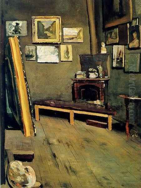Studio of the Rue Visconti 1867 - view 1