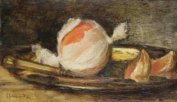 A Still Life With An Orange - view 1