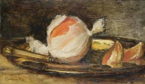 A Still Life With An Orange