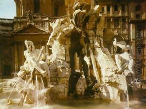 The Four Rivers Fountain by Gian Lorenzo Bernini