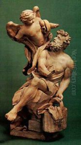 Habakkuk and the Angel by Gian Lorenzo Bernini