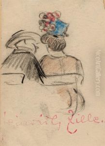 Wenn Die Spatzen Schlafen Gehn Abends Um Dreiviertel by Heinrich Zille
