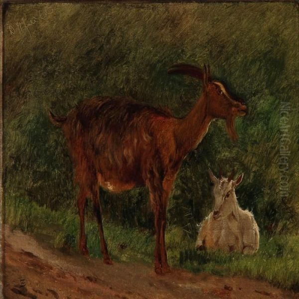 Goat And Kid - view 1