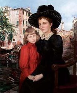 Madre E Figlia A Venezia by Alfred Zimmermann