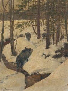 "sauen" by Carl Friedrich Zimmermann